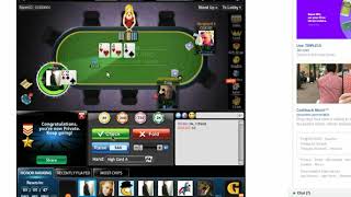 Saturday Sit N Go episode 1 3rd hand bubble breaking