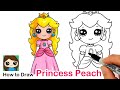 How To Draw Princess Peach From Super Mario
