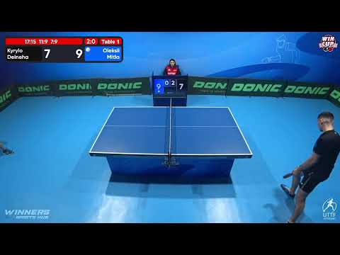 10:30 Kyrylo Deineha 3-0 Oleksii Mitla West 1 WIN CUP 07.12.2022 | TABLE TENNIS WINCUP