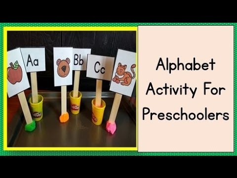 Alphabet Activity For Preschoolers Video