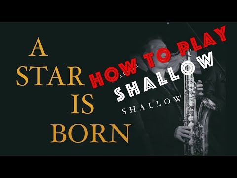 How To Play Shallow - on Tenor Saxophone - All Bb (flat) instruments