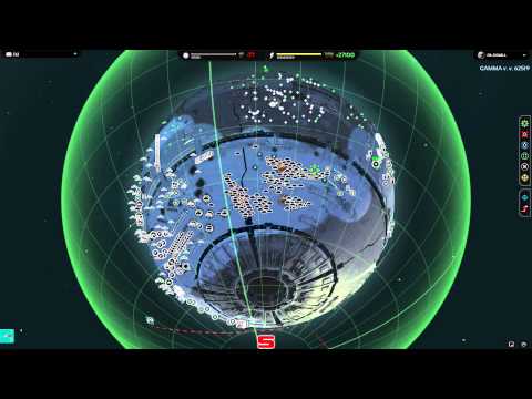 Planetary Annihilation Gamma: Six Player Free For All. Flying Vanguards!