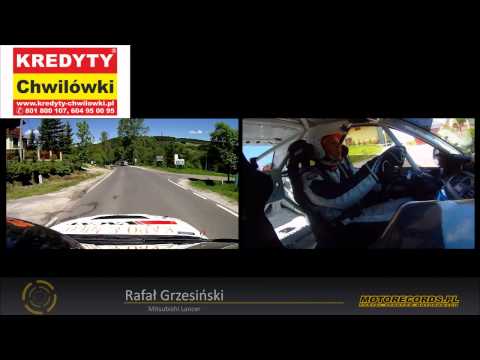 9 Wyścig Górski Prządki 2012 | Rafał Grzesiński | Mitsubishi Lancer | podjazd treningowy