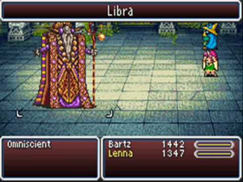 FFVA - Battle: Minotaur & Omniscient (Crystal Class Challenge)