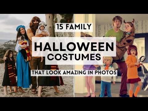 15 Family Halloween Costumes That Look Amazing in Photos  #sharpaspirant  #halloween2025
