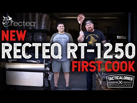 NEW Recteq RT-1250 FIRST COOK - How to Reverse Sear a Tomahawk Steak