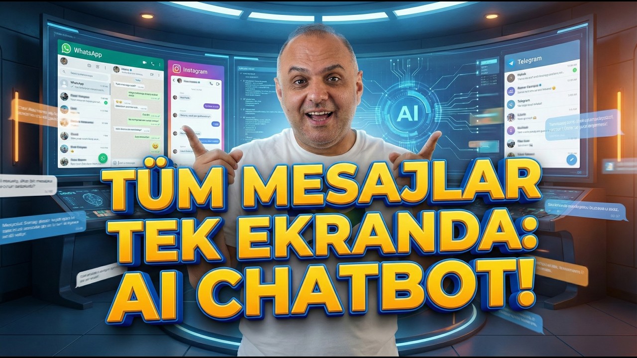 💬📲 WhatsApp + Instagram + Telegram: Hepsine Tek AI Chatbot ile 7/24 Cevap Verin 🤖
