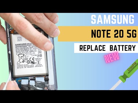 Samsung Note 20 5G - Replace Battery - How to video (you can do it)