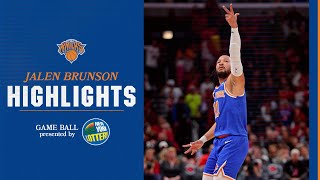 Jalen Brunson TAKES OVER with 45 PTS & 8 AST at Bulls | April 9th, 2024