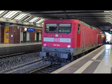 RE 3 mit BR 112 Ausfahrt Berlin - Gesundbrunnen