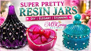 ✨ These Resin Jars Turned Out AMAZING! | Resin Art Tutorial