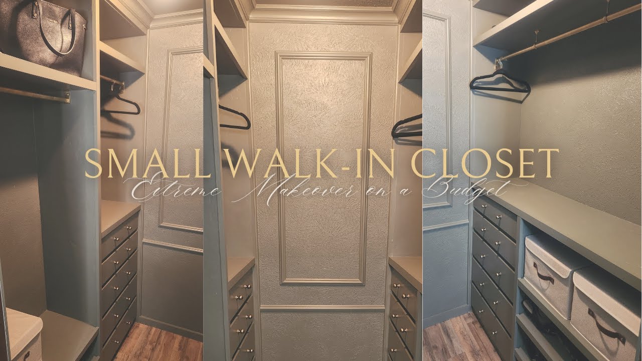How to Build a Custom Closet System with Built-In Dresser