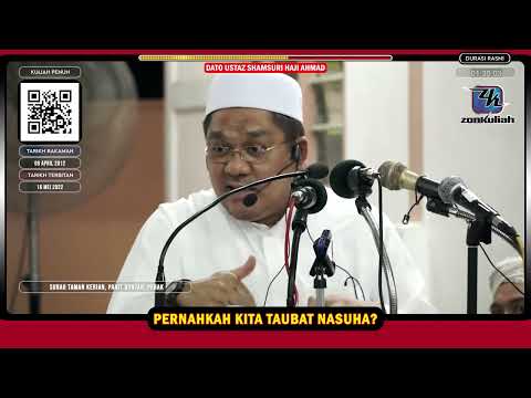 TAZKIRAH : Pernahkah Taubat Nasuha - Ustaz Shamsuri Ahmad
