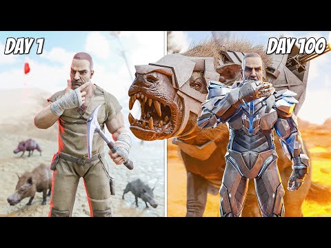 I BEAT ARK FJORDUR IN 100 DAYS USING JUST ANDREWSARCHUSES!