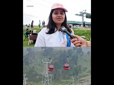 Tourists enjoy the scenic beauty of Gulmarg, one of Kashmir’s most famous tourist destinations, watch a report by Correspondent Aaqib Khan.
