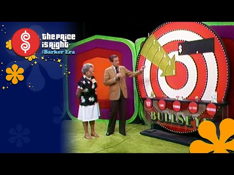 Contestant Uses Their Fingers and Toes to WIN BIG Playing BULLSEYE - The Price Is Right 1983