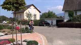 preview picture of video 'Abfahrt zur Fahrradtour Achern-Nizza'