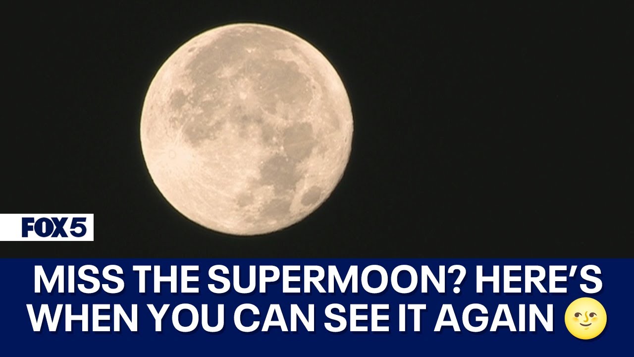 Blue Supermoon Over DC Region