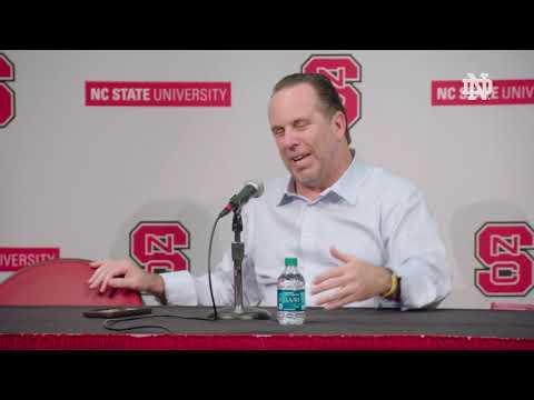 Post-Game Press Conference | @NDmbb at NC State (2018)