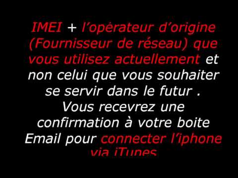 comment debloquer gratuitement un iphone 3gs