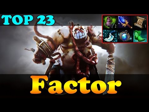Dota 2 - Factor Top 23 Pudge in Dotabuff vol 13 - Pub Match Gameplay
