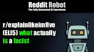 r/explainlikeimfive - (ELI5) what actually is a facist
