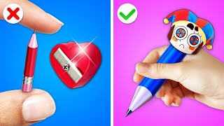 Cool Art Tricks and Drawing Hacks! Rich vs Broke Art Challenge - Funny Situations