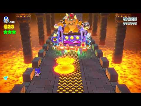 Super Mario 3D World (Switch) 7-Castle 100% Speedrun - Time: 100 (WR)
