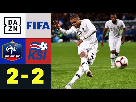 Kylian Mbappes Last-Minute Elfer rettet den Weltmeister: Frankreich – Island | Testspiel | DAZN HL