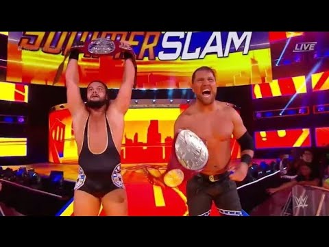 WWE Summerslam 2018 Full Show - The Revivals vs B Team Tag Team Championship