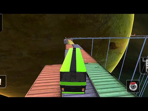 Impossible Bus Stunt Driving Android Gameplay | 99.9% Impossible Bus Game