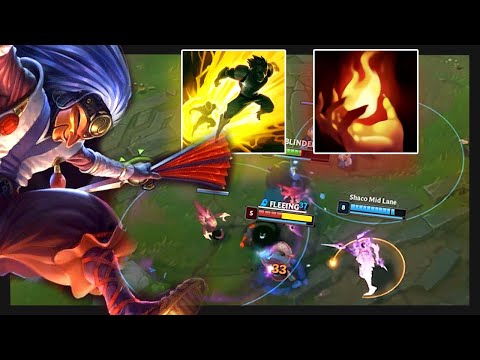 My Shaco DESTROYED them... HARD carrying as Shaco Mid