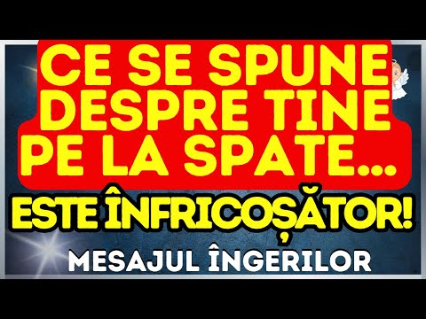🛑 Ce se spune despre tine pe la spate… este înfricoșător! MESAJUL ÎNGERILOR