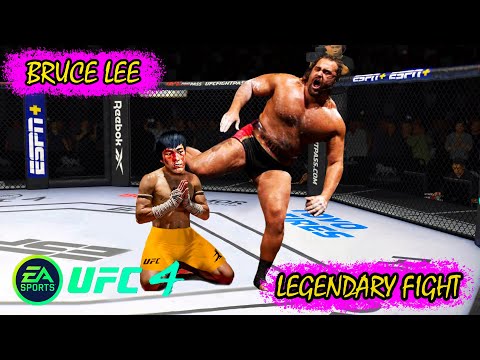 UFC4 Bruce Lee vs Mad Goliath EA Sports UFC 4 PS5