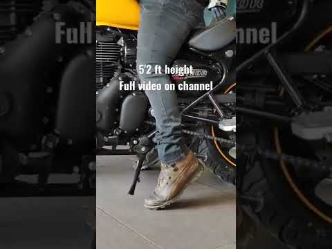 5'2 ft height on Meteor 350