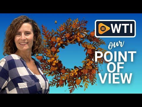 20 inch Fall Wreath Autumn Oak Leaves Wreath with Cape Gooseberry - WTI product video review