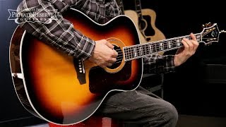 Video thumbnail for Guild F-55E Jumbo Acoustic-Electric Guitar by Musician's Friend