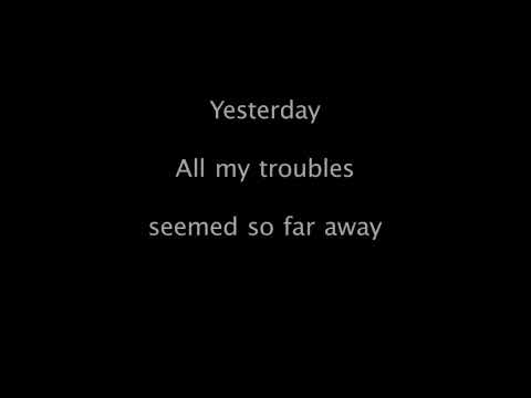 Pronunciación de la Cancion Yesterday en inglés - The Beatles