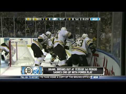 Zdeno Chara fights Regehr in semi brawl 11/23/11