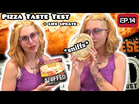 DiGiorno STUFFED CRUST Pizza Taste Test + Cooking Tips & Life Update | Frozen Pizza Reviews Ep.14