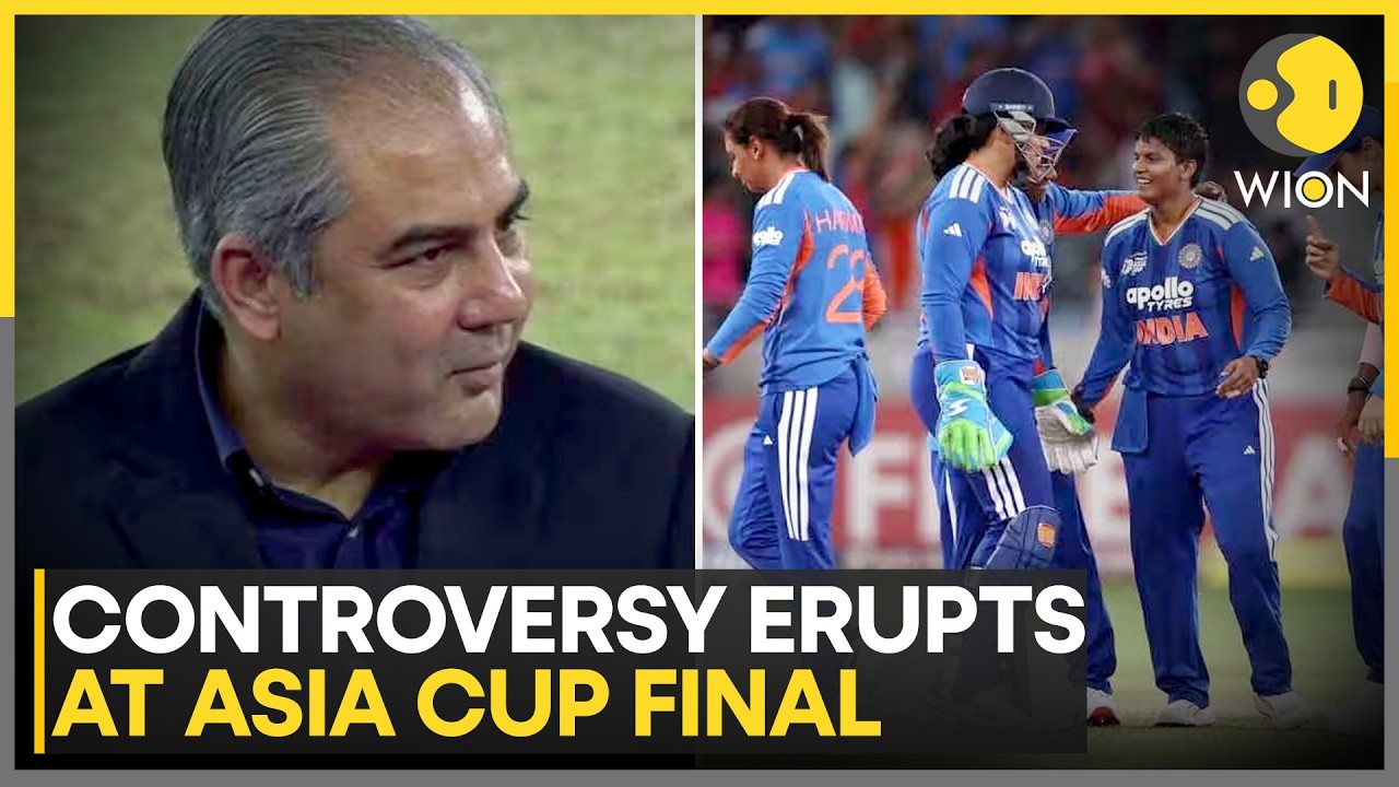 Indian Women Refuse to Accept Asia Cup From ACC Prez Mohsin Naqvi | WION News