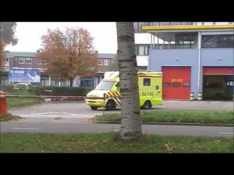 ***versneller*** 3x TIGIS Ambulance 02-136 Sneek + Rapid Responder 02-345 met spoed in Leeuwarden