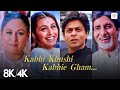 Kabhi Khushi Kabhie Gham 8K 4K Video Lata Mangeshkar Shah Rukh K Rani M Amitabh B Jaya B