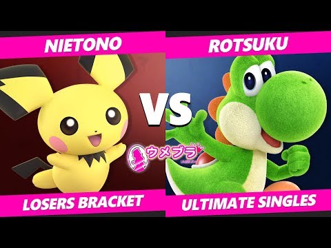 Umebura JM2019 SSBU - DNG | Nietono (Pichu) Vs. Rotsuku (Yoshi) Japan Smash Ultimate Tournament T24