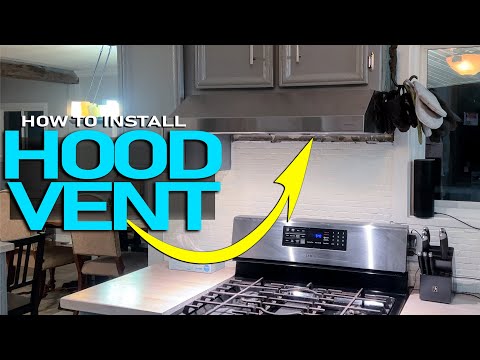 How to Install a Hood Vent over the Stove that Exhausts to the Outside