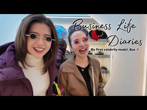 My first celebrity model, Sue 💋 | Business Life Diaries