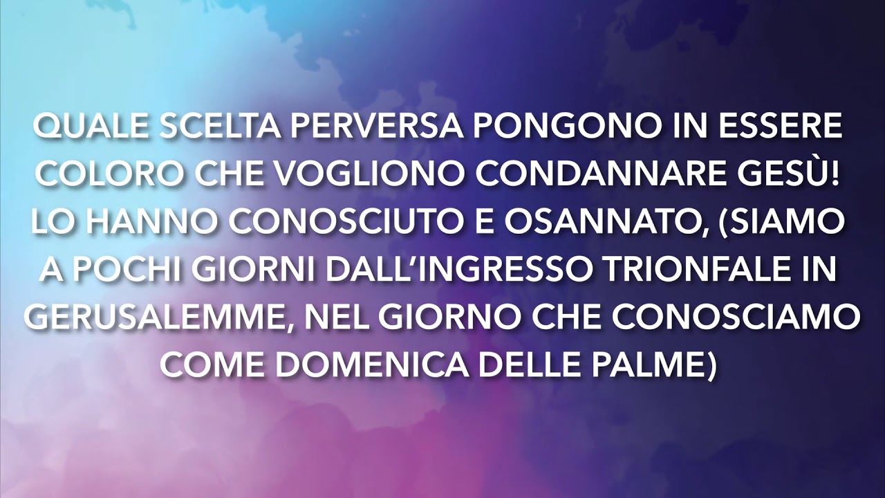 Meditazione Calendario "Parole di Vita" del 19 Aprile 2019