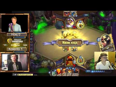 Hearthstone Champion League 1 - 1: Kolento - Hoej