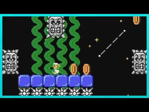 Thwompy Dodging 3: Swimping Run (By Mr Marr) | SMM2