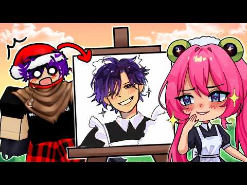 แข่งวาดคนในแมพ ใส่ชุดเมด! - Draw me! Ep.14